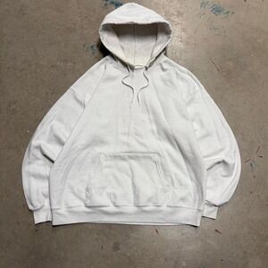 2000s blank white hoodie